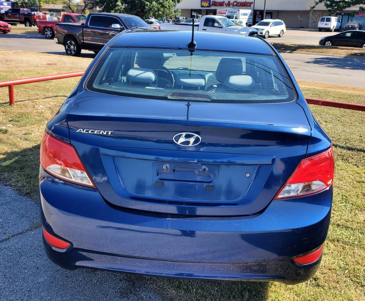 2017 Hyundai ACCENT for sale at DURANGO AUTO CENTER LLC in Tulsa, OK