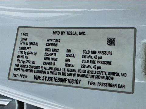 2022 Tesla Model 3 Long Range