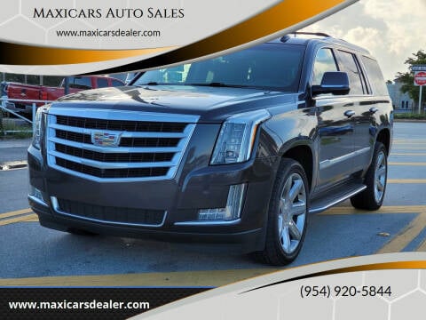 2016 Cadillac Escalade for sale at Maxicars Auto Sales in West Park FL