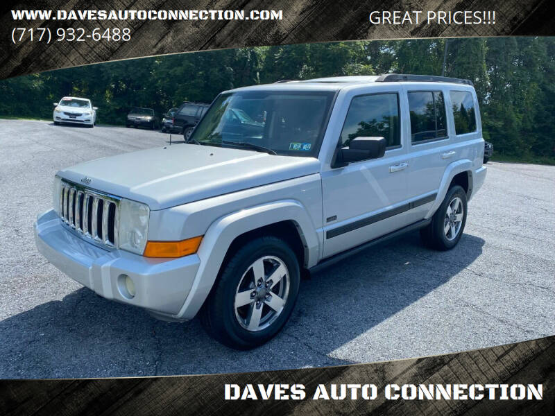 2007 Jeep Commander for sale at DAVES AUTO CONNECTION in Etters PA