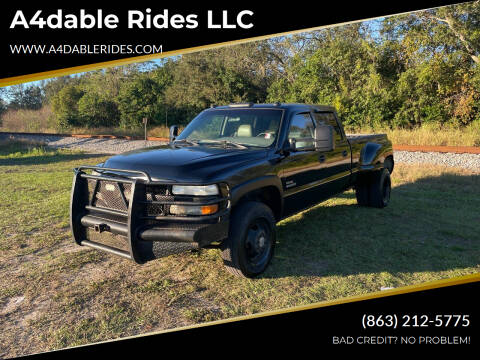 2001 Chevrolet Silverado 3500 for sale at A4dable Rides LLC in Haines City FL