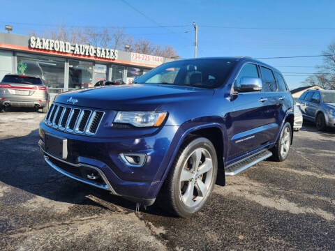 2014 Jeep Grand Cherokee for sale at Samford Auto Sales in Riverview MI