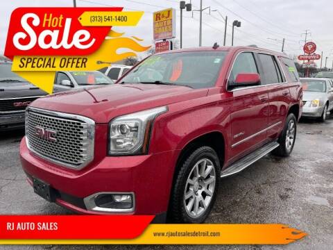 2015 GMC Yukon for sale at RJ AUTO SALES in Detroit MI