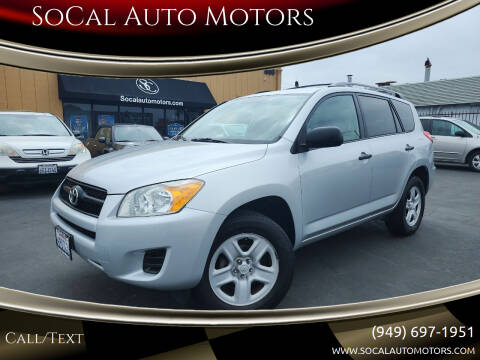 2010 Toyota RAV4 for sale at SoCal Auto Motors in Costa Mesa CA