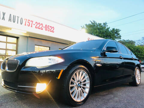 2013 BMW 5 Series for sale at Trimax Auto Group in Norfolk VA