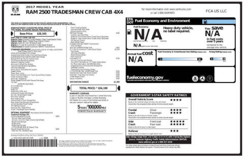 2017 RAM 2500 Tradesman