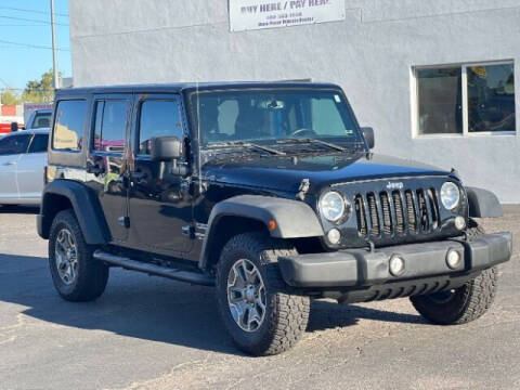 2016 Jeep Wrangler Unlimited for sale at Curry's Cars Powered by Autohouse - Brown & Brown Wholesale in Mesa AZ