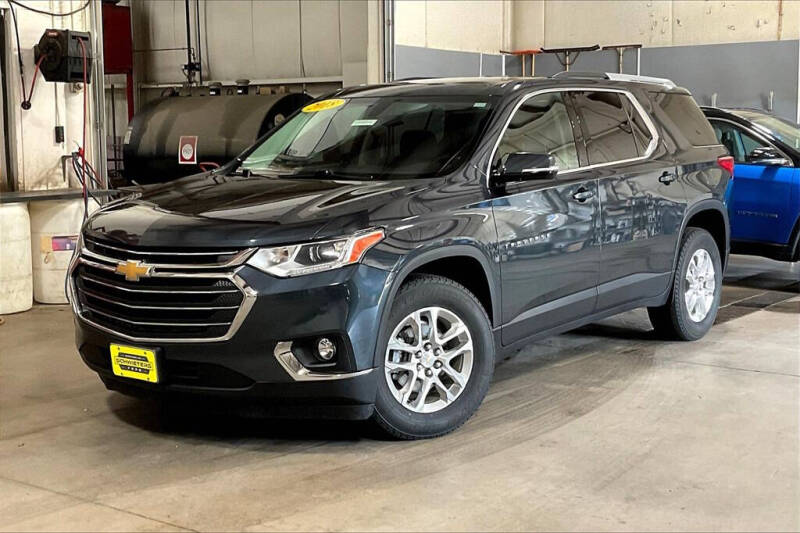 Used 2018 Chevrolet Traverse 1LT with VIN 1GNEVGKWXJJ168765 for sale in Montevideo, Minnesota