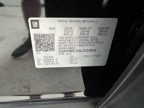 2020 GMC Acadia SLE