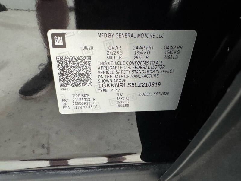 2020 GMC Acadia SLE