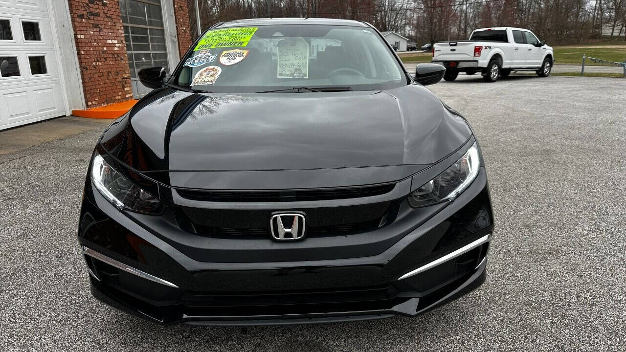 2021 Honda Civic for sale at North Ridge Auto Center LLC in Madison, OH