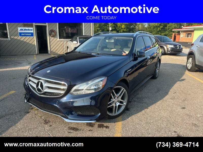 2016 Mercedes-Benz E-Class for sale at Cromax Automotive in Ann Arbor MI