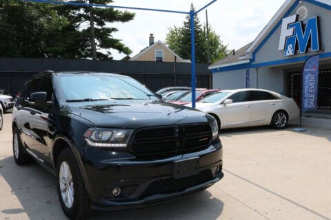 2017 Dodge Durango for sale at F & M AUTO SALES in Detroit MI