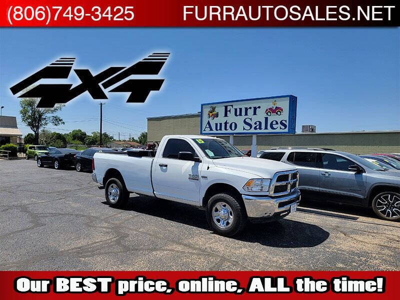 2015 RAM 2500 for sale at FURR AUTO SALES in Lubbock TX