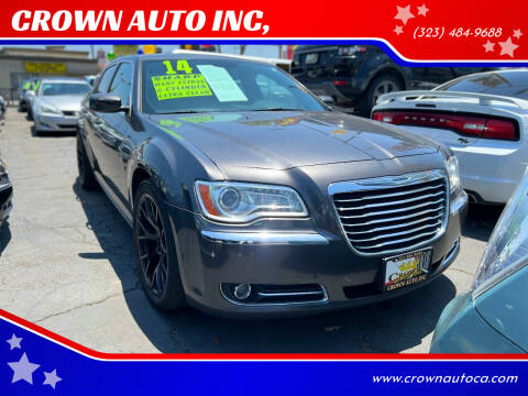 2014 Chrysler 300 for sale at CROWN AUTO INC, in South Gate CA