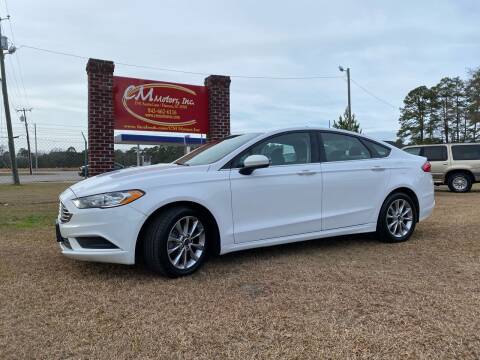 2017 Ford Fusion for sale at C M Motors Inc in Florence SC