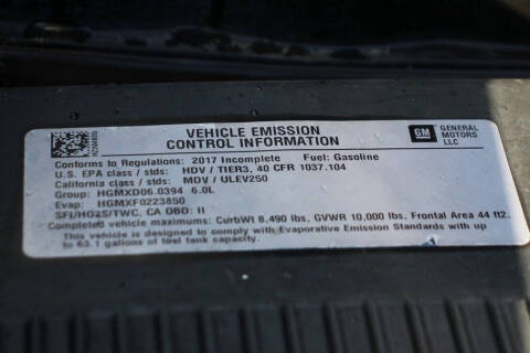 2017 Chevrolet Silverado 2500HD Work Truck