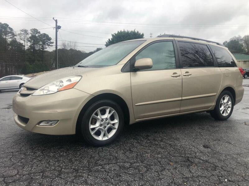 2006 Toyota Sienna for sale at GTO United Auto Sales LLC in Lawrenceville GA