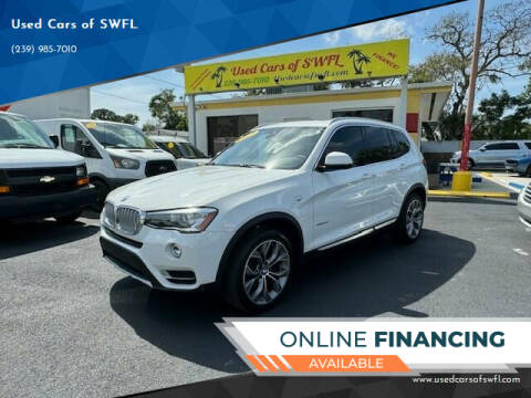 2015 BMW X3 for sale at Used Cars of SWFL in Fort Myers FL