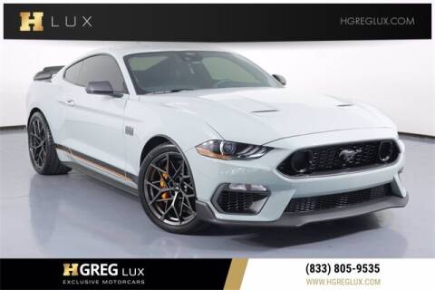 2021 Ford Mustang for sale at HGREG LUX EXCLUSIVE MOTORCARS in Pompano Beach FL