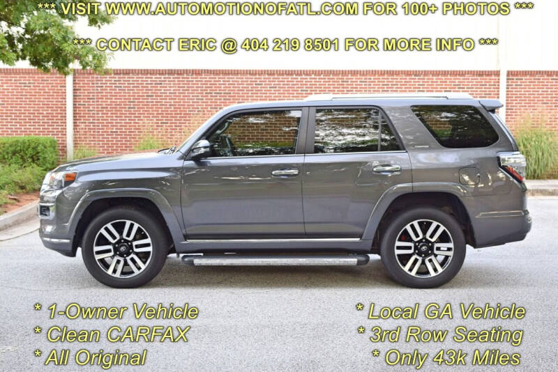 2017 Toyota 4Runner for sale at Automotion Of Atlanta in Conyers GA