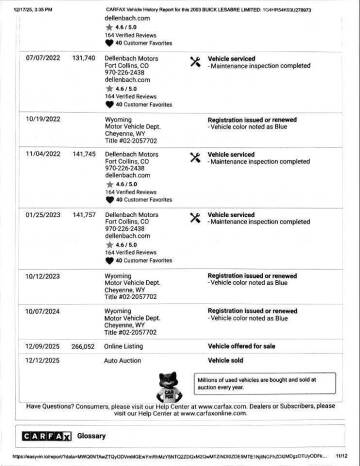 2003 Buick LeSabre Limited