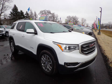 2018 GMC Acadia for sale at North American Credit Inc. in Waukegan IL