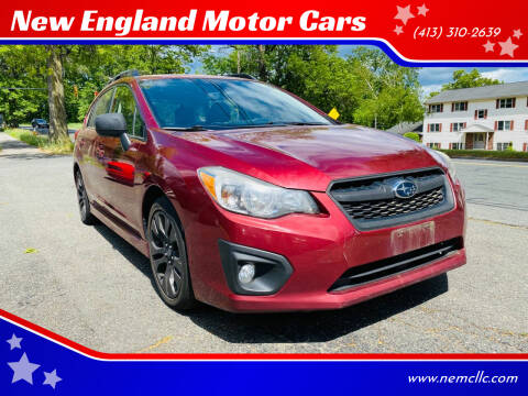 2012 Subaru Impreza for sale at New England Motor Cars in Springfield MA