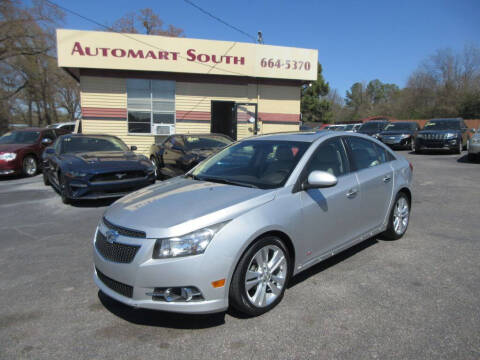 2014 Chevrolet Cruze for sale at Automart South in Alabaster AL