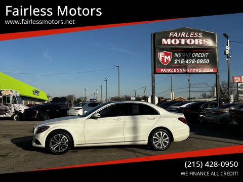 2016 Mercedes-Benz C-Class for sale at Fairless Motors in Fairless Hills PA