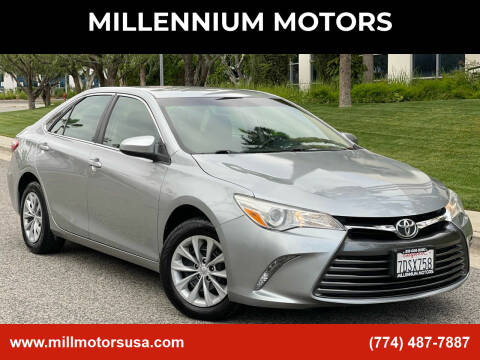 2015 Toyota Camry for sale at MILLENNIUM MOTORS in Van Nuys CA