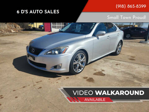 2009 Lexus IS 250 for sale at 6 D's Auto Sales in Mannford OK