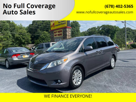 2011 Toyota Sienna for sale at No Full Coverage Auto Sales in Austell GA