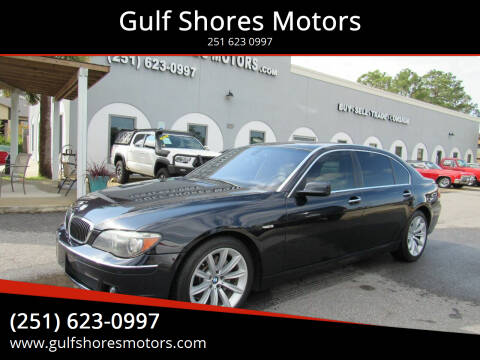 2007 BMW 7 Series for sale at Gulf Shores Motors in Gulf Shores AL