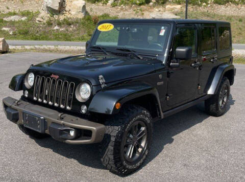 2017 Jeep Wrangler Unlimited for sale at Brown Brothers Automotive Sales And Service LLC in Hudson Falls NY
