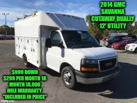 gmc savana commercial cutaway work van