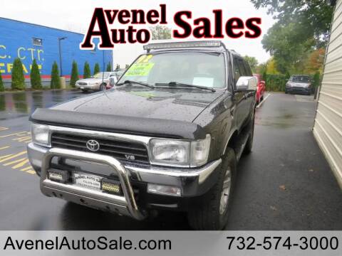 1992 Toyota 4Runner for sale at Avenel Auto Sales in Avenel NJ