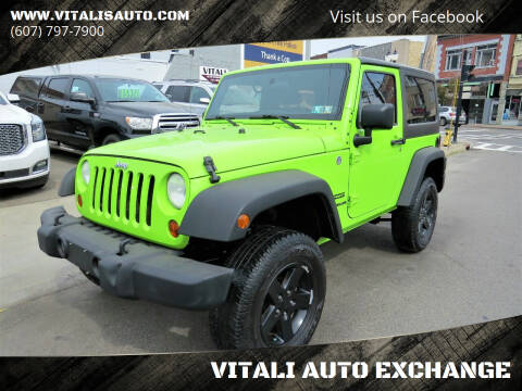 2012 Jeep Wrangler for sale at VITALI AUTO EXCHANGE in Johnson City NY