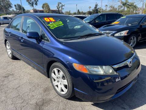 2008 Honda Civic for sale at 1 NATION AUTO GROUP in Vista CA