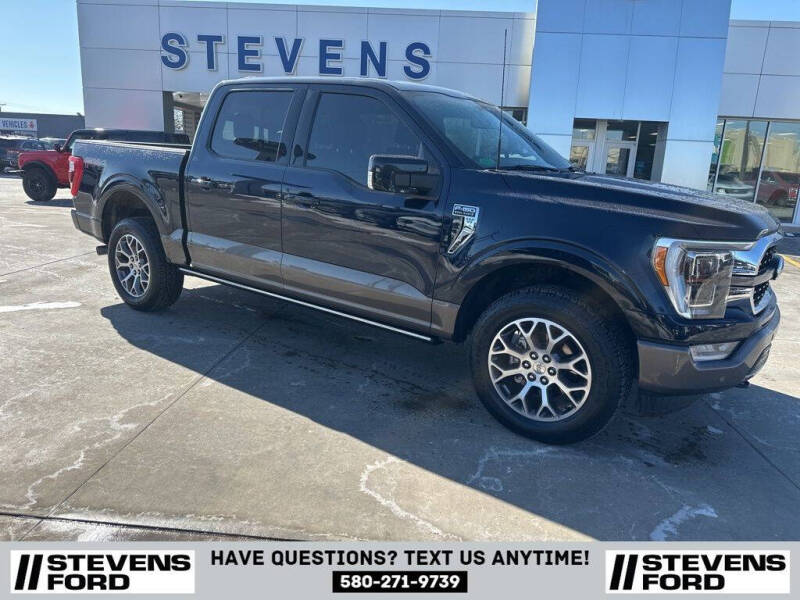 Used 2022 Ford F-150 King Ranch with VIN 1FTFW1E85NFC43367 for sale in Enid, OK