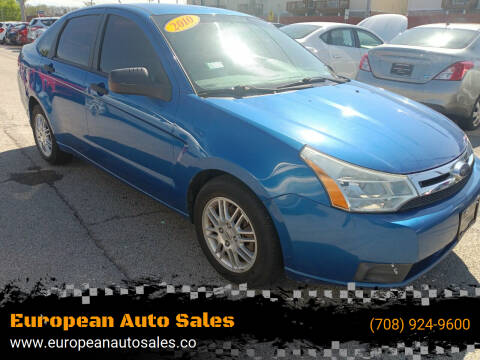 2010 Ford Focus for sale at European Auto Sales in Bridgeview IL