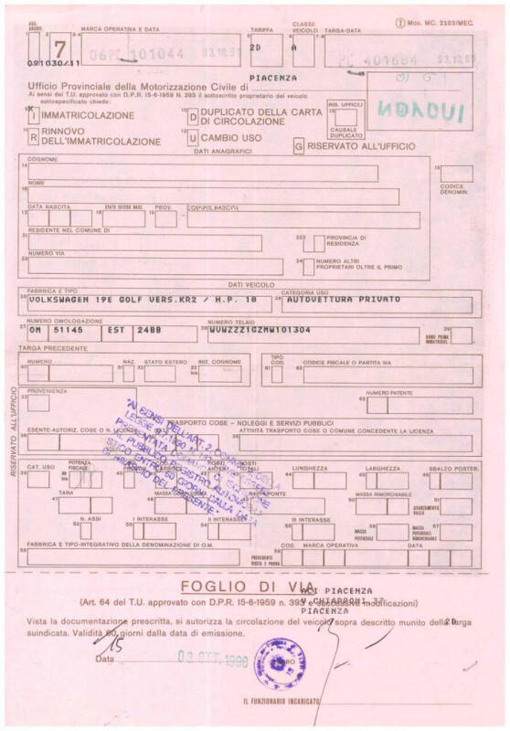 1991 Volkswagen Golf