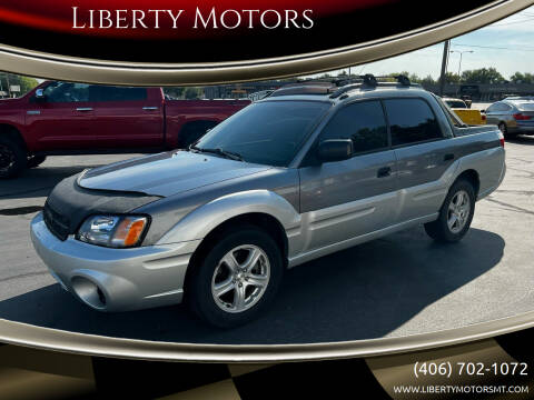 2005 Subaru Baja for sale at Liberty Motors in Billings MT