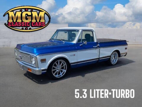 1972 Chevrolet C/K 10 Series for sale at MGM CLASSIC CARS in Addison IL