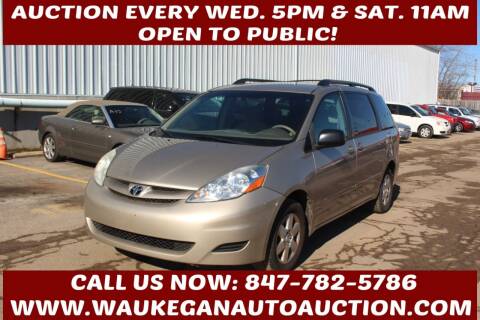 2010 Toyota Sienna for sale at Waukegan Auto Auction in Waukegan IL