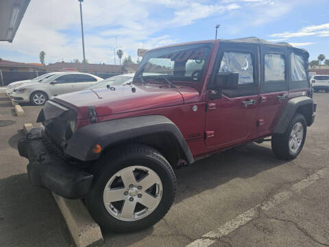 2012 Jeep Wrangler Unlimited for sale at 999 Down Drive.com powered by Any Credit Auto Sale in Chandler AZ