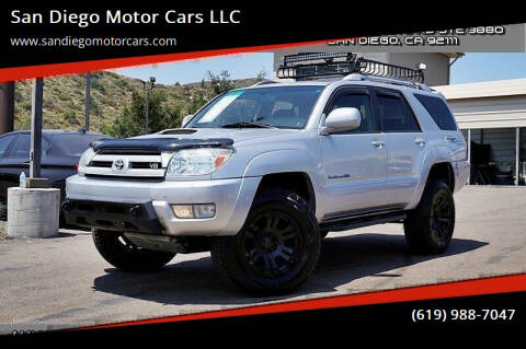 2004 Toyota 4Runner for sale at San Diego Motor Cars LLC in Spring Valley CA