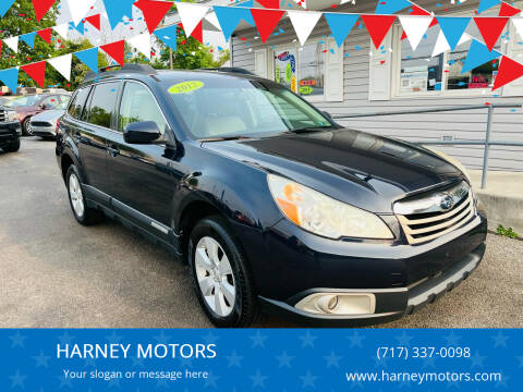 2012 Subaru Outback for sale at HARNEY MOTORS in Gettysburg PA