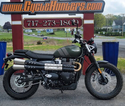 2022 Triumph SCRAMBLER STREET ABS for sale at Haldeman Auto in Lebanon PA