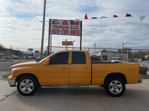 2004 Dodge Ram Pickup 1500 for sale at D & M Vehicle LLC in Oklahoma City OK